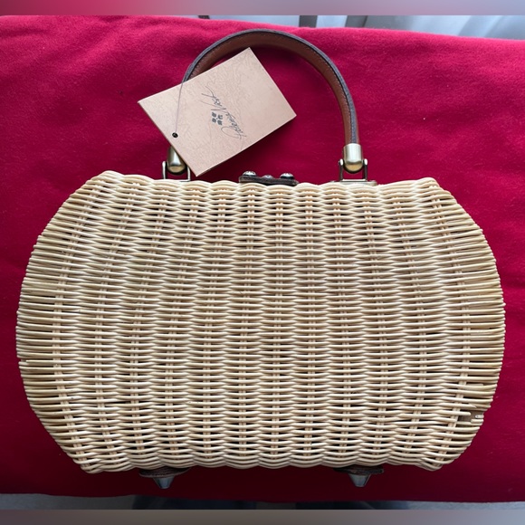 NWT PATRICIA NASH WICKER MULTIBEAD HANDBAG. ***look at description - Picture 2 of 11